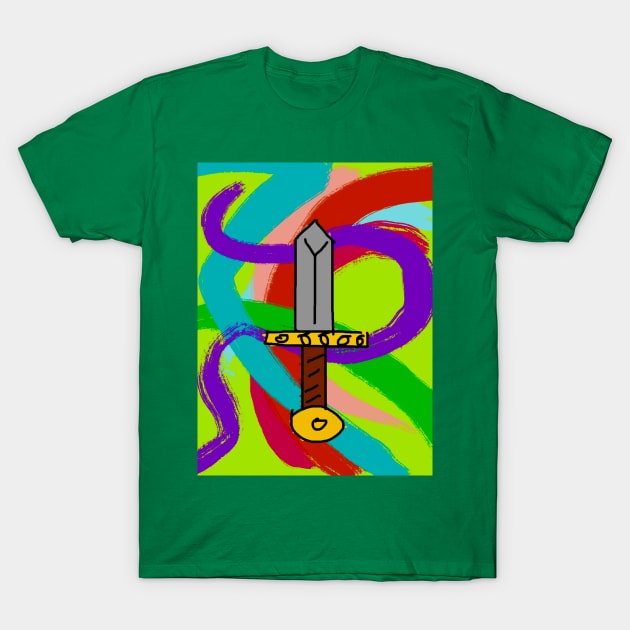 Sword T-Shirt by nessachula